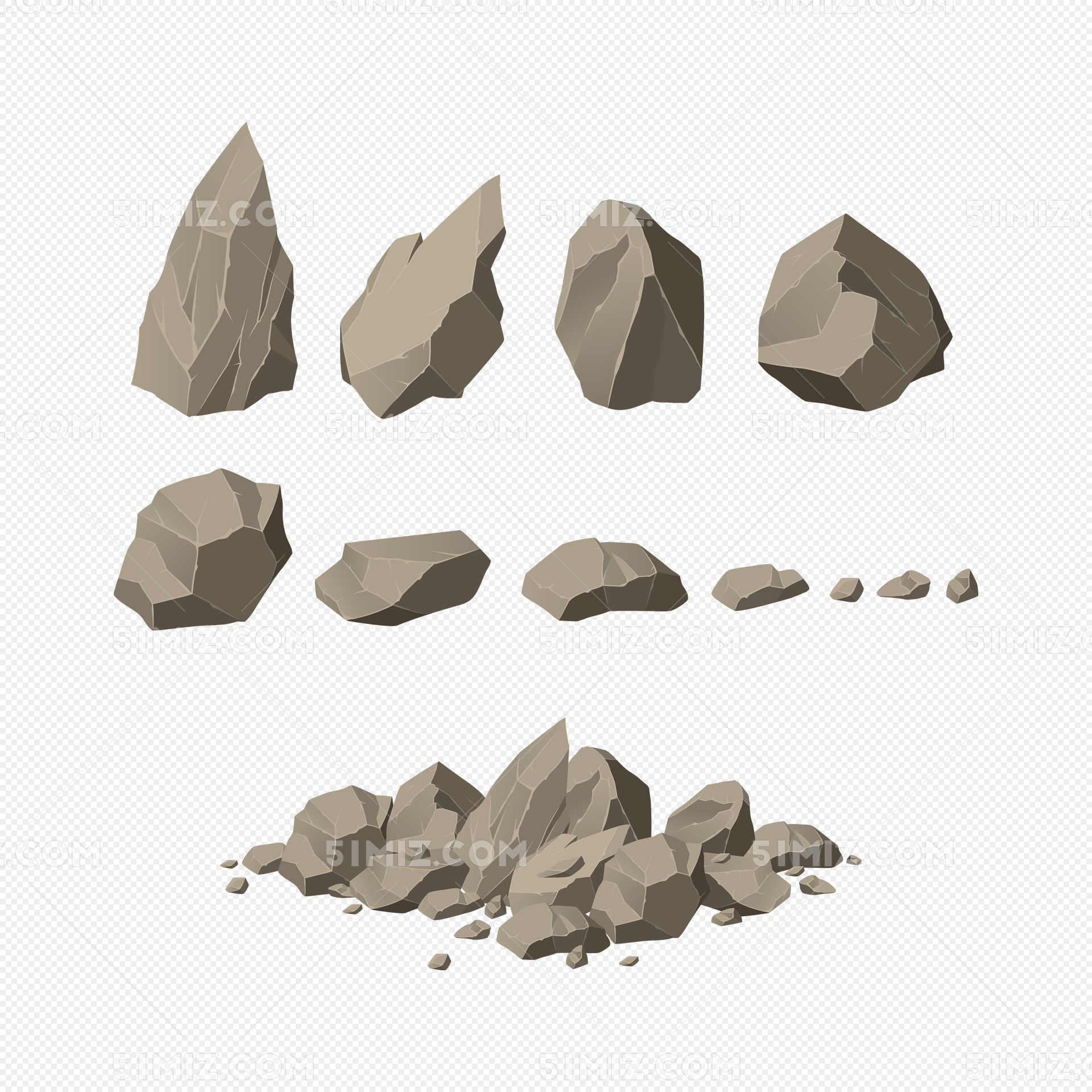 【石頭PNG】精選83款石頭PNG圖片下載，免費的石頭去背圖檔 - 天天瘋後製