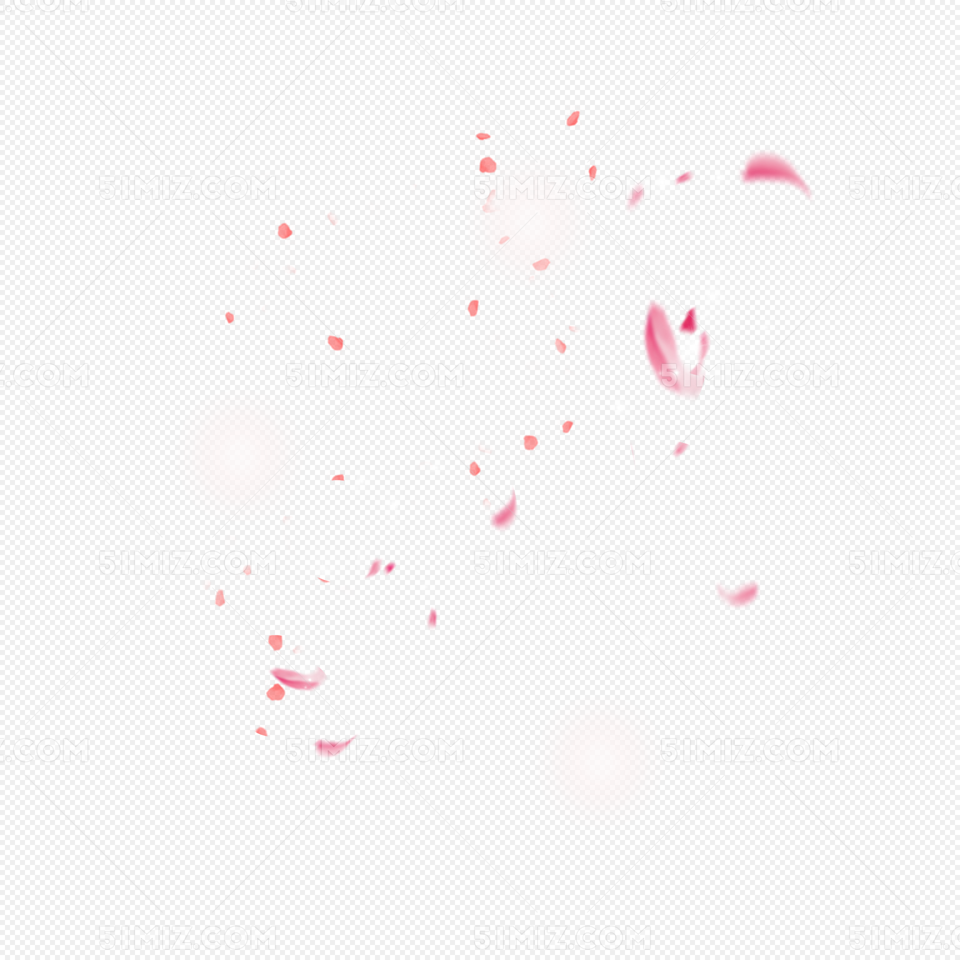 浪漫心形玫瑰花瓣装饰图片素材-编号32385530-图行天下