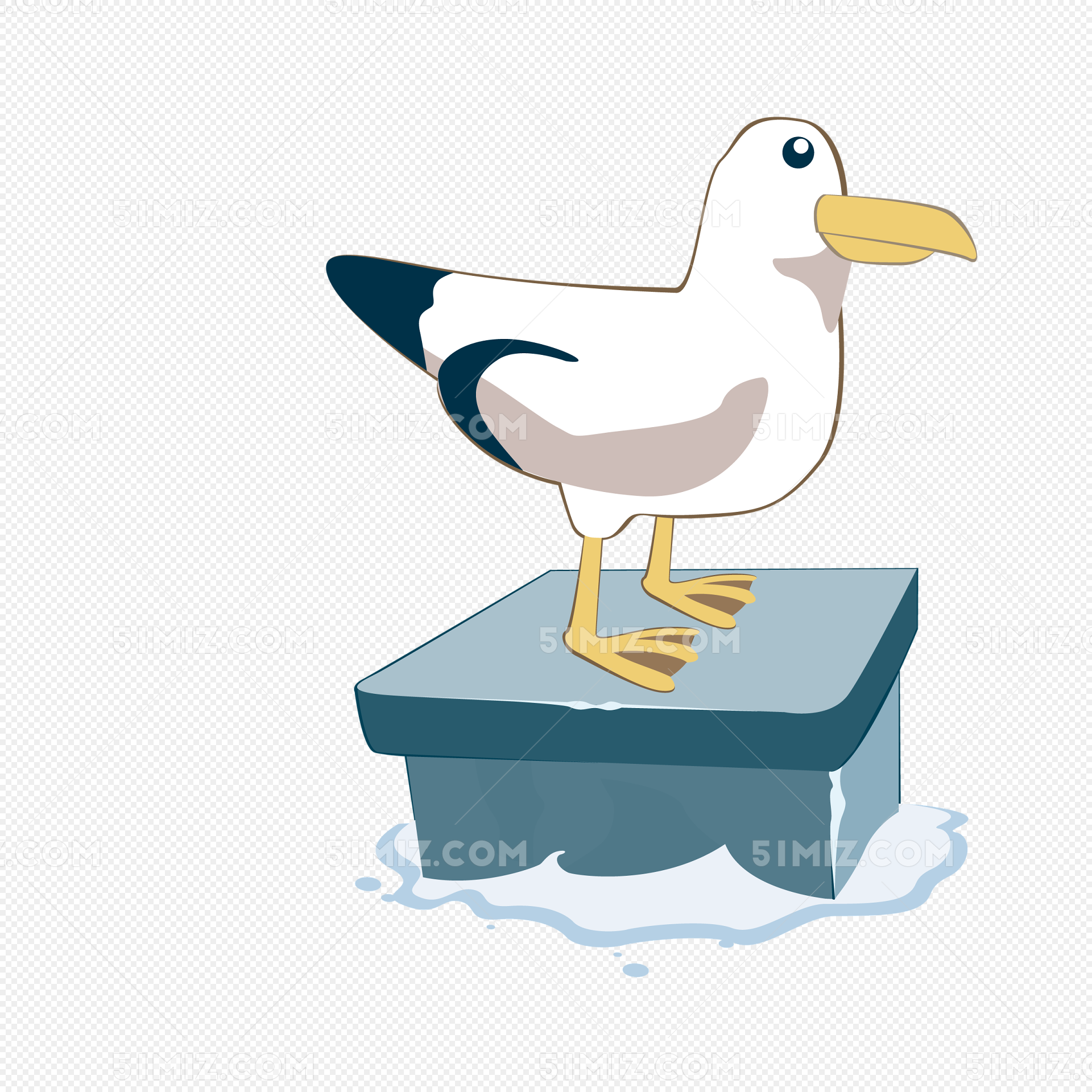海鸥|插画|创作习作|wuyan0607431206 - 原创作品 - 站酷 (ZCOOL)