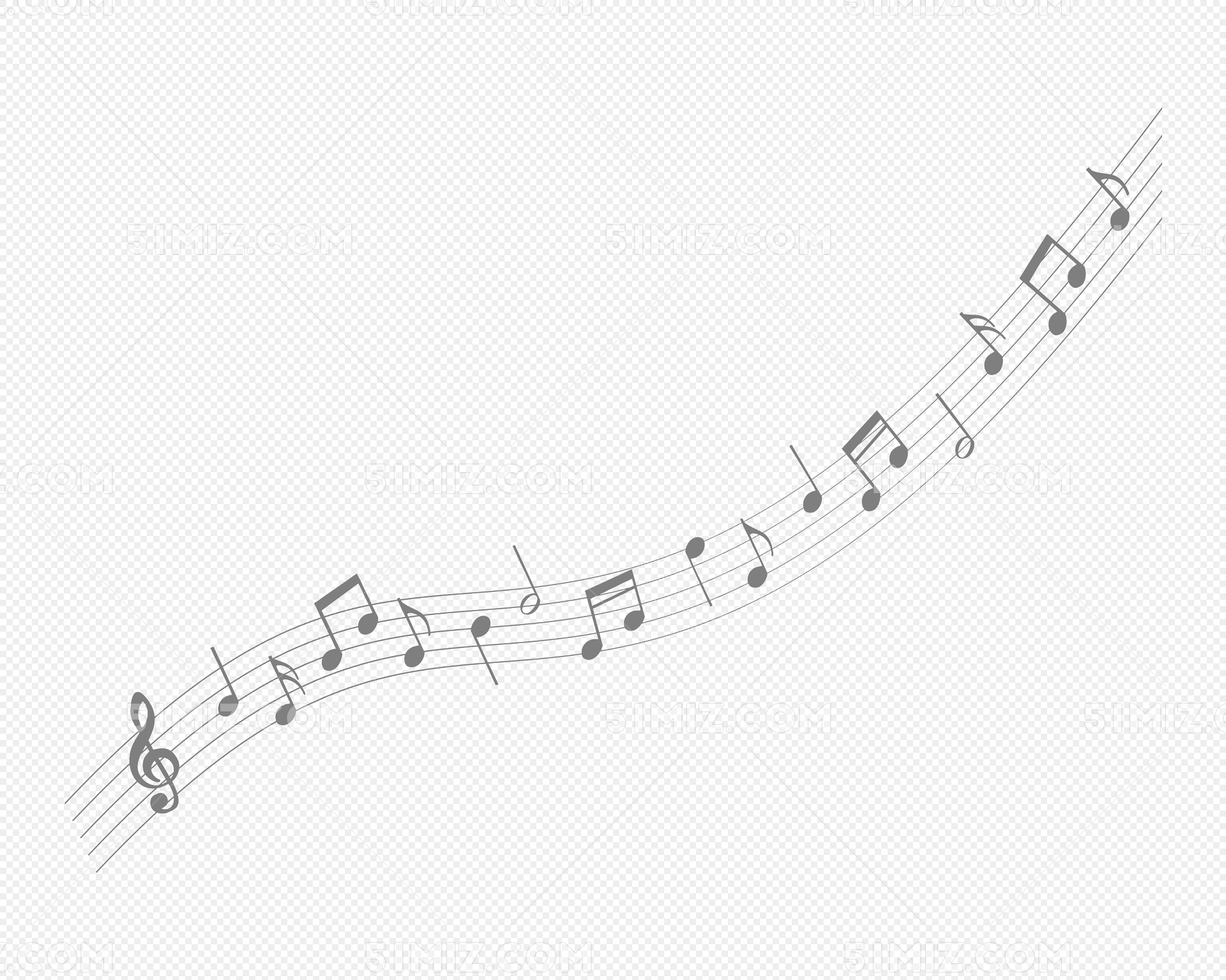 文化艺术节乐器五线谱钢琴音符矢量素材免费下载 - 觅知网