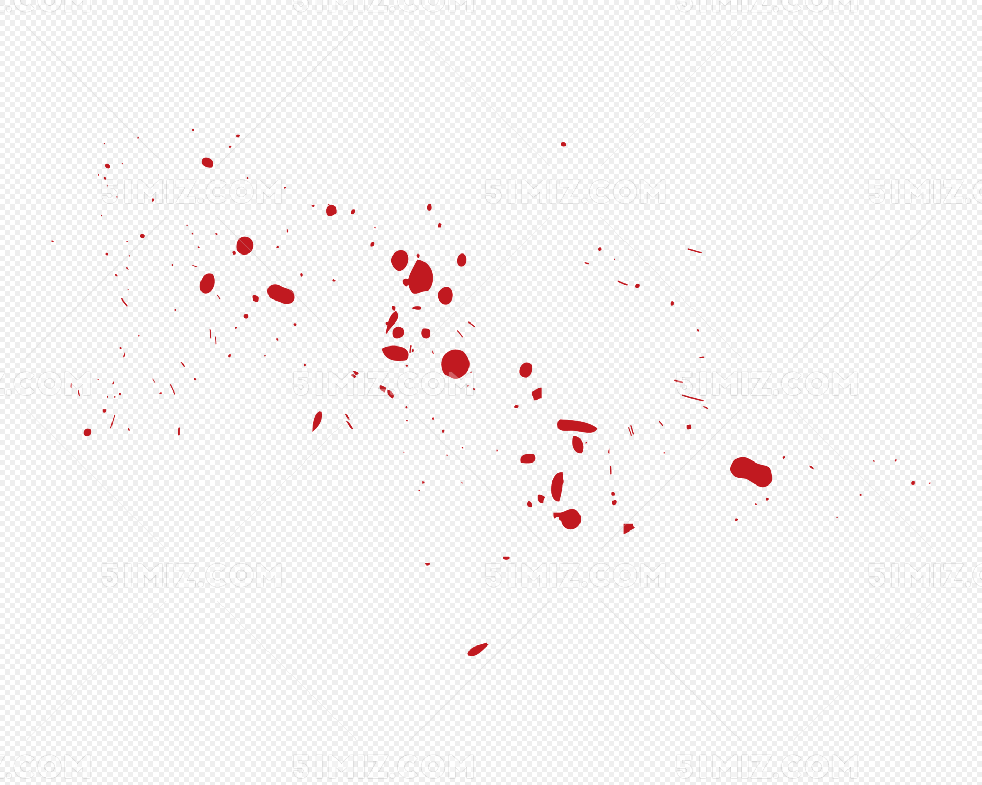 矢量手绘红色血点图片素材免费下载 - 觅知网