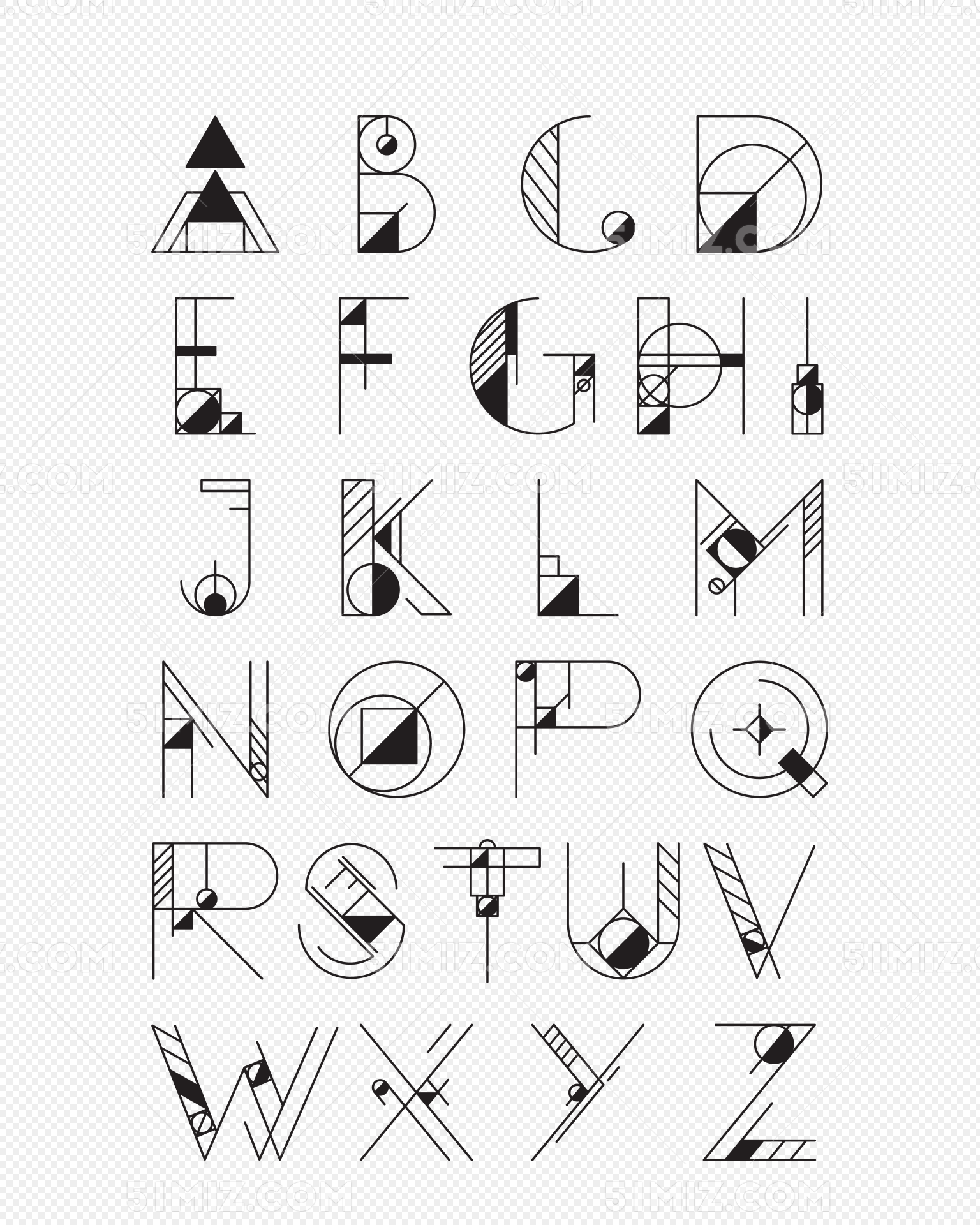 线性字体设计|平面|其他平面|白馬非馬 - 原创作品 - 站酷 (ZCOOL)