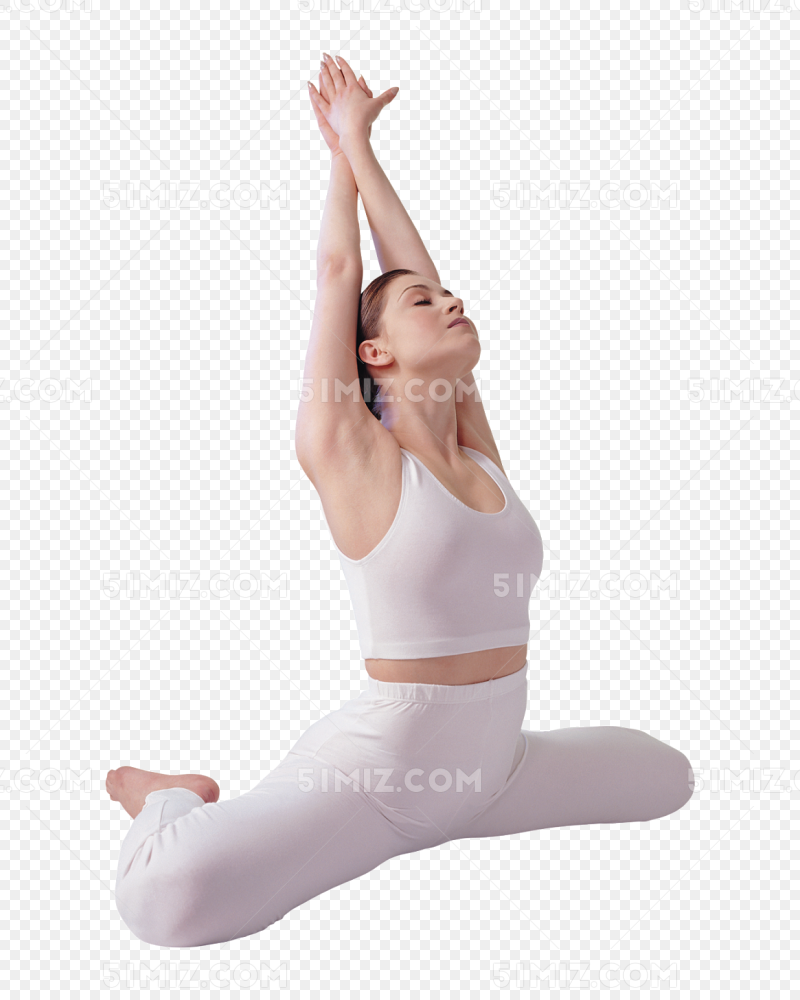做瑜伽的外国女性图片素材免费下载 觅知网