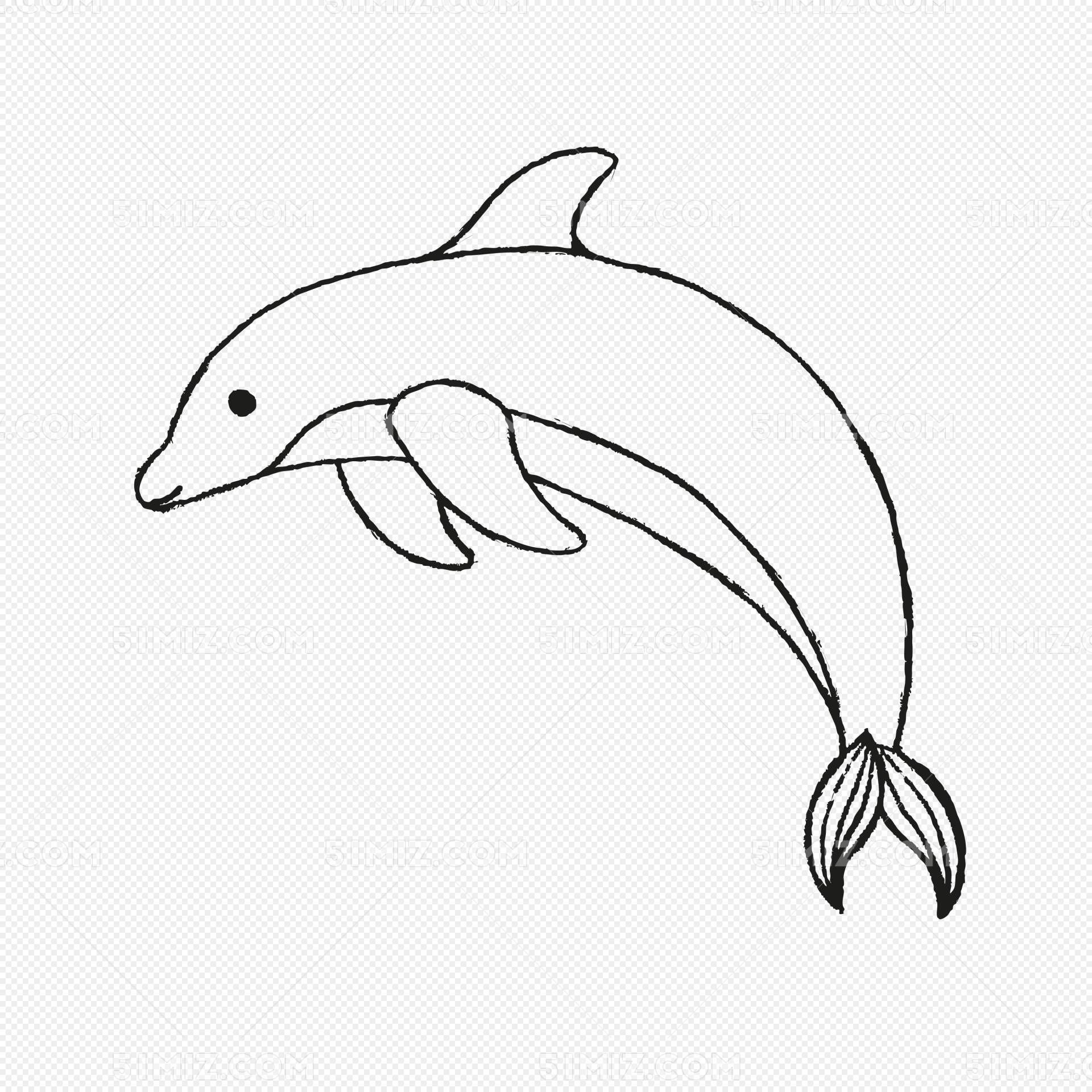 儿童4～6岁简笔画大全 创意简笔画鲸鱼怎么画详细步骤💛巧艺网