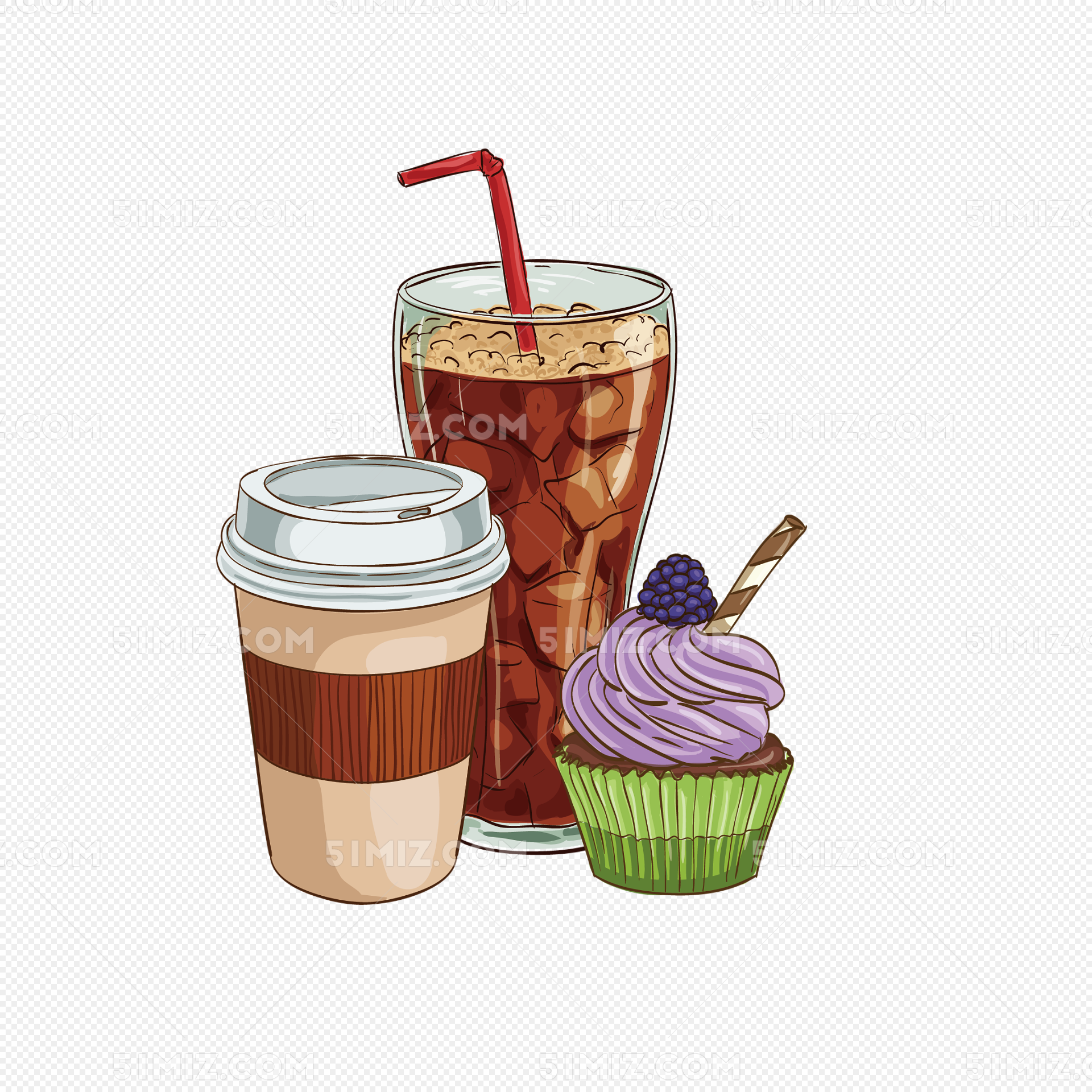 【系列小插画】我最爱的咖啡|插画|插画习作|Z73504276 - 原创作品 - 站酷 (ZCOOL)