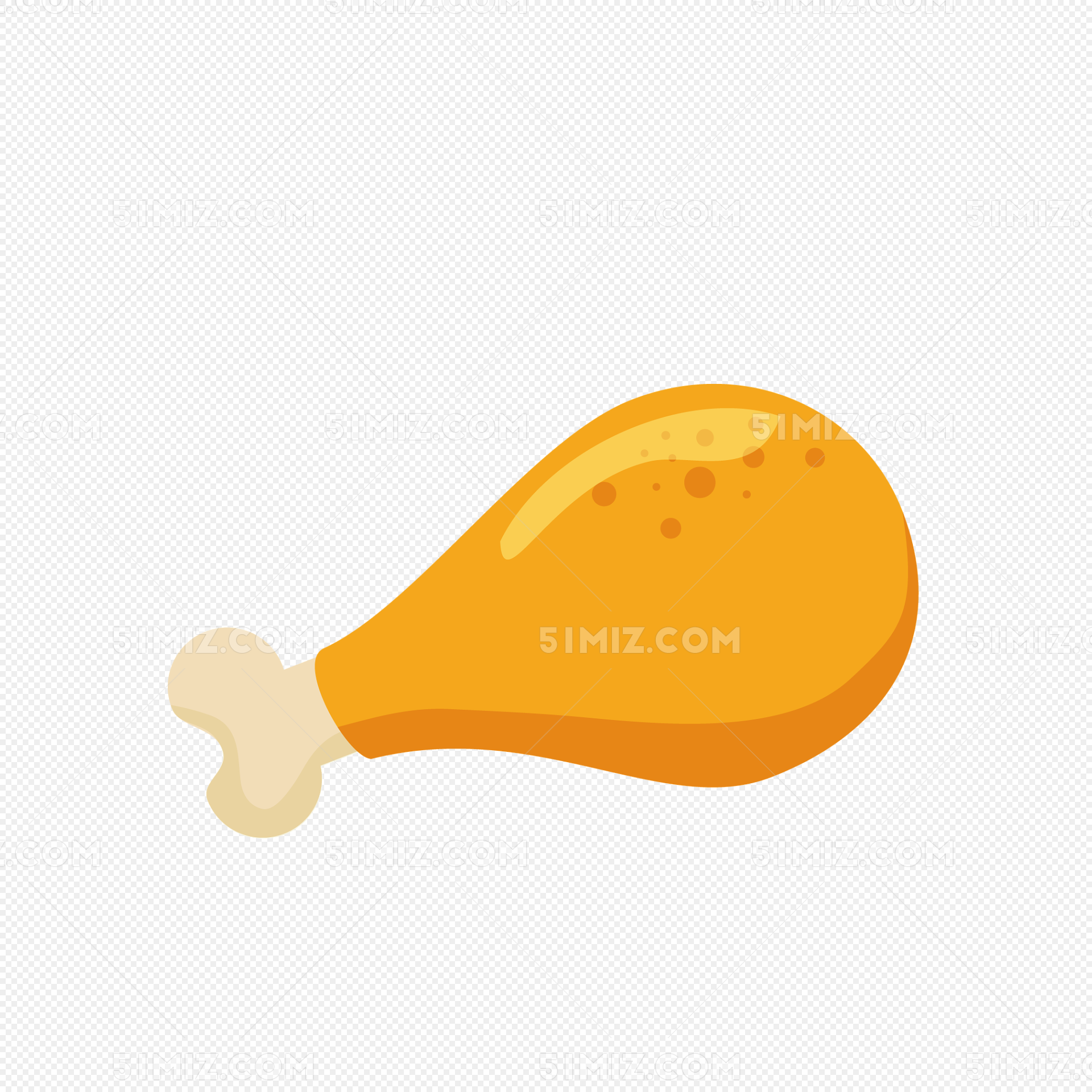 小鸡腿icon|平面|图案|kugua233 - 原创作品 - 站酷 (ZCOOL)