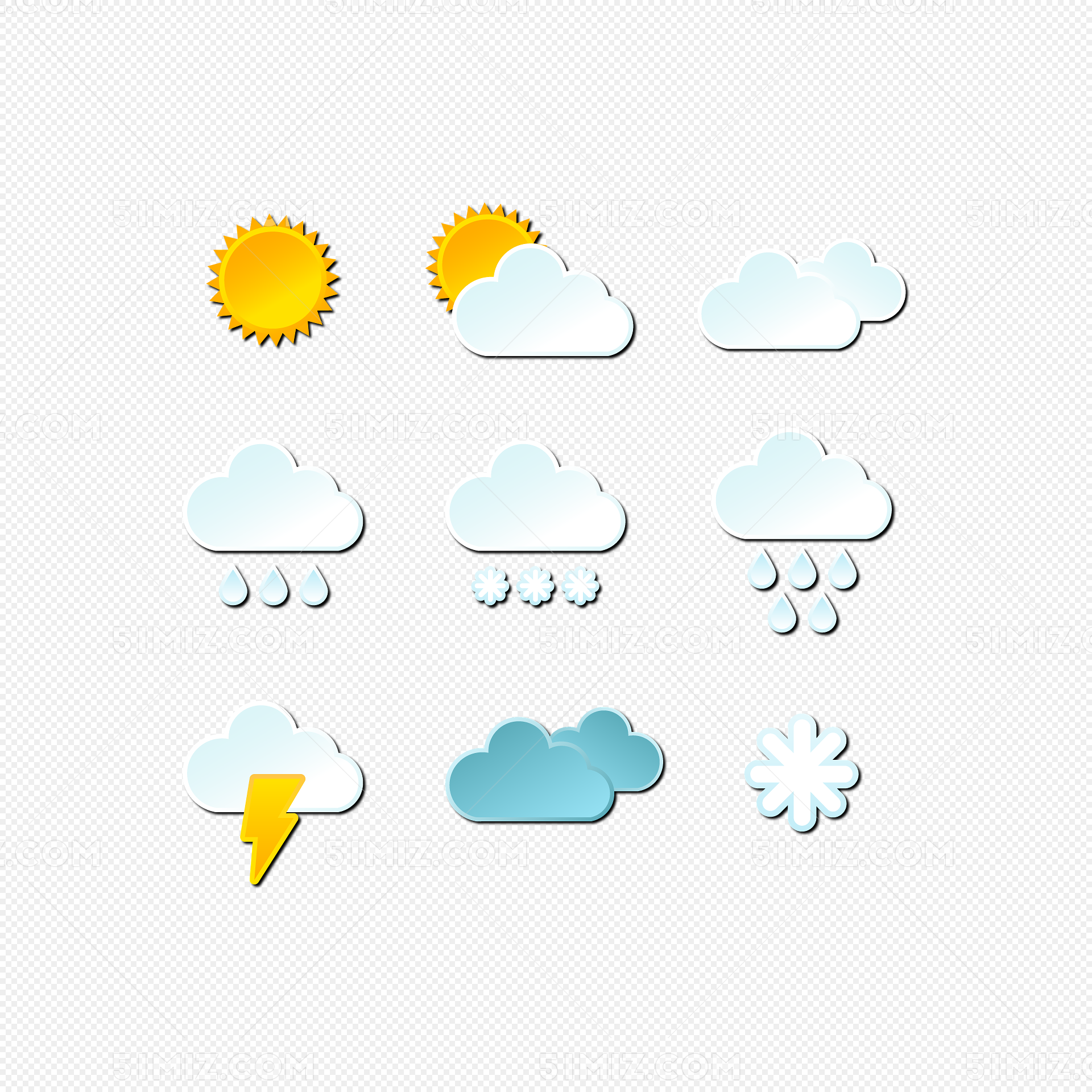 天气ICON|UI|图标|chrnguowiang - 原创作品 - 站酷 (ZCOOL)