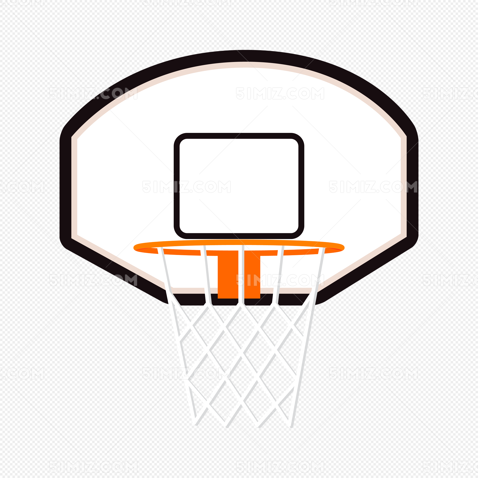 手绘涂鸦篮球框图片素材免费下载 - 觅知网