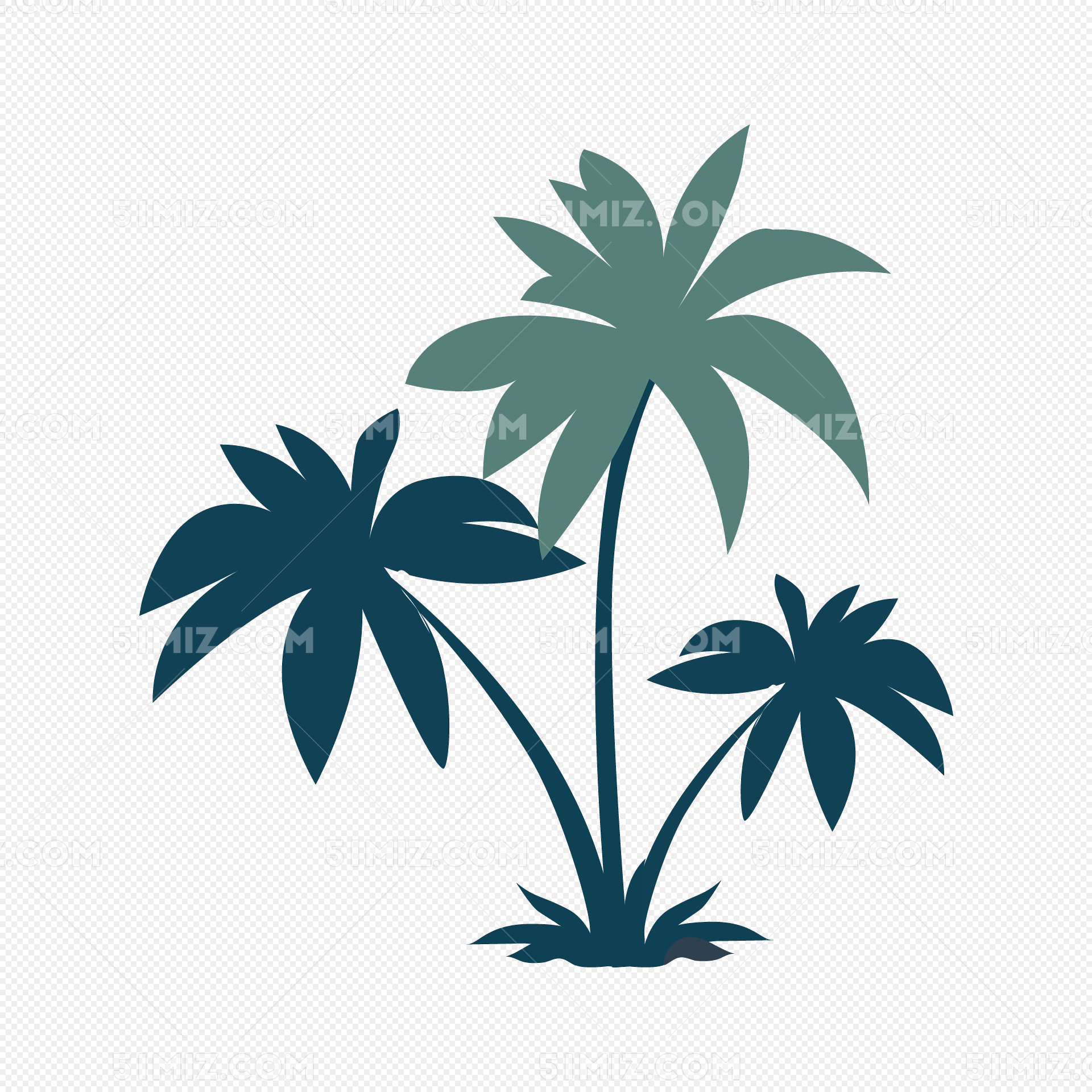 椰子树图片_其他_标志图标_图行天下图库