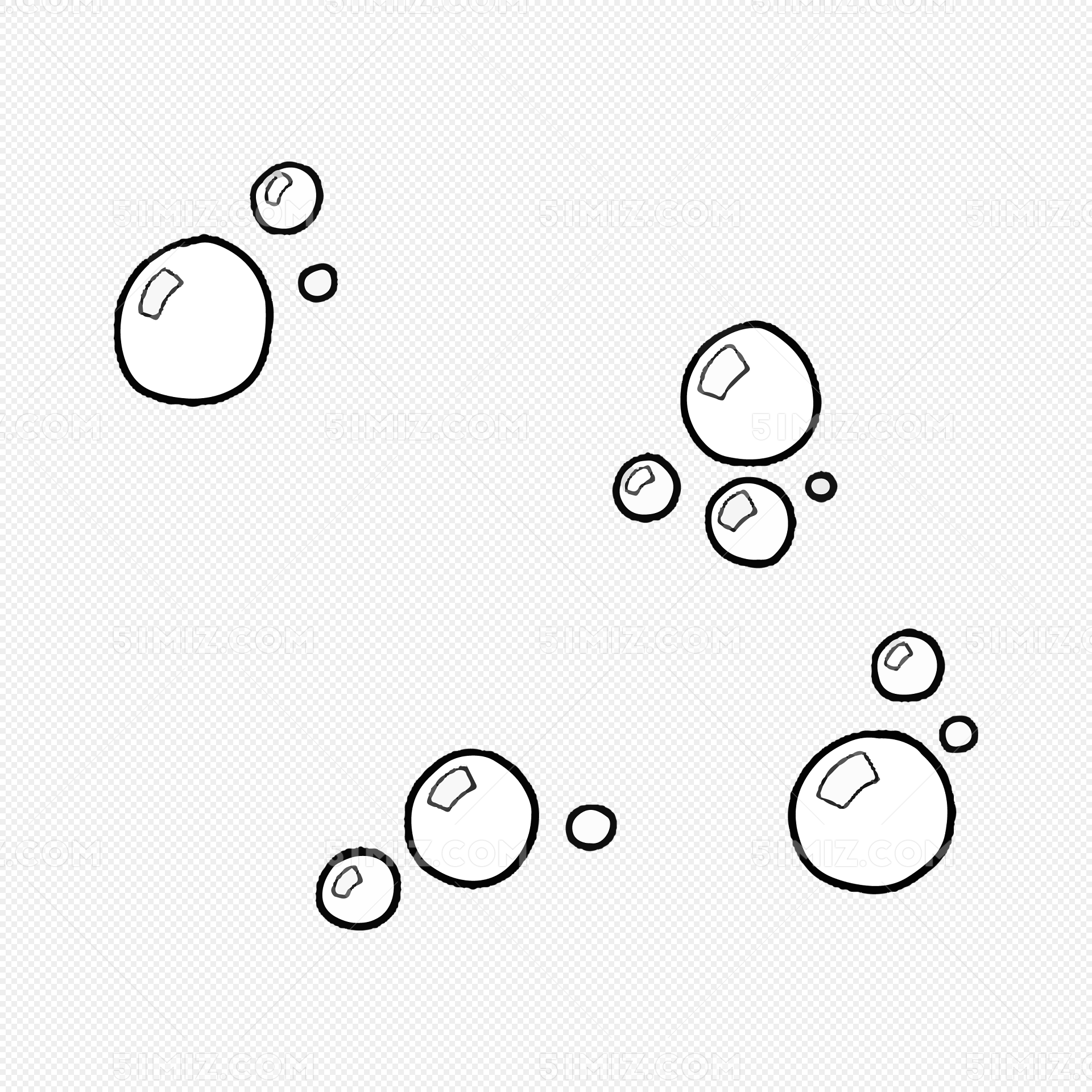 白色简约对话气泡免抠png透明图层图片素材-编号28472876-图行天下