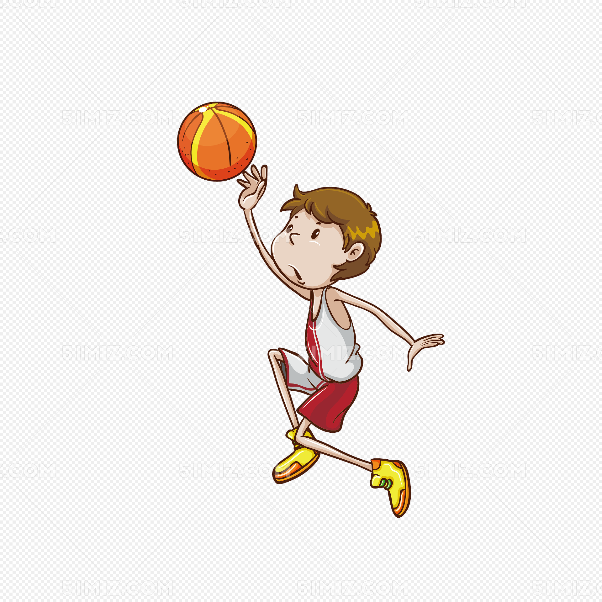 打篮球的小男孩矢量素材设计图__动漫人物_动漫动画_设计图库_昵图网nipic.com