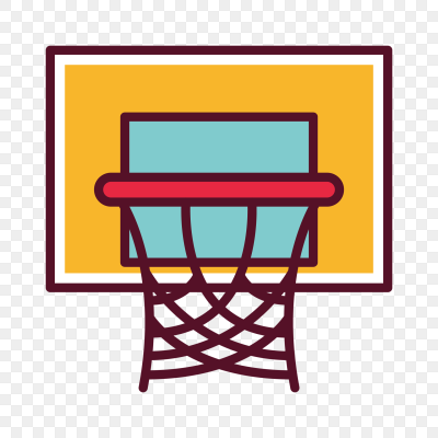 动画篮球框图片