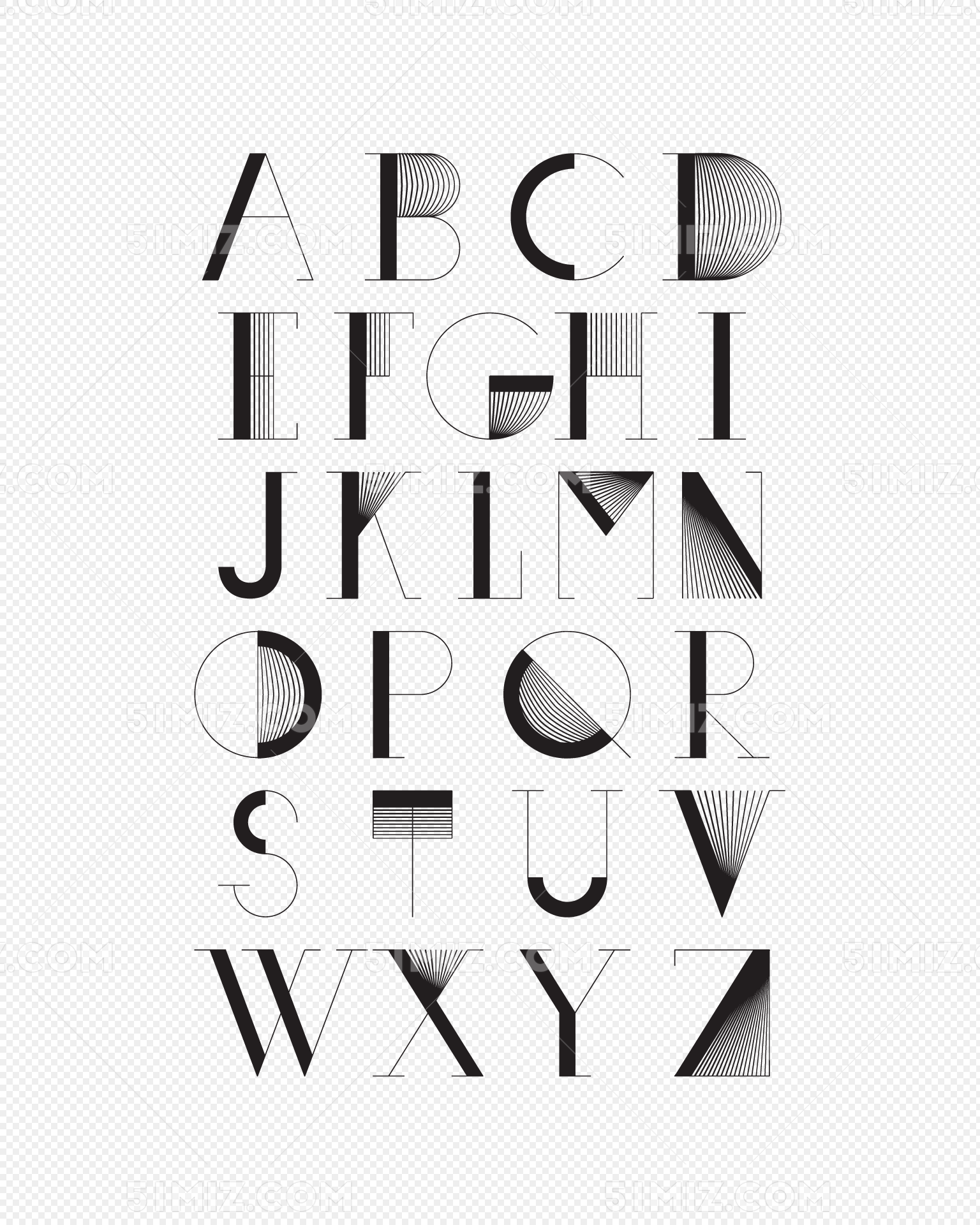 英文字母排版设计|平面|字体/字形|letture - 原创作品 - 站酷 (ZCOOL)