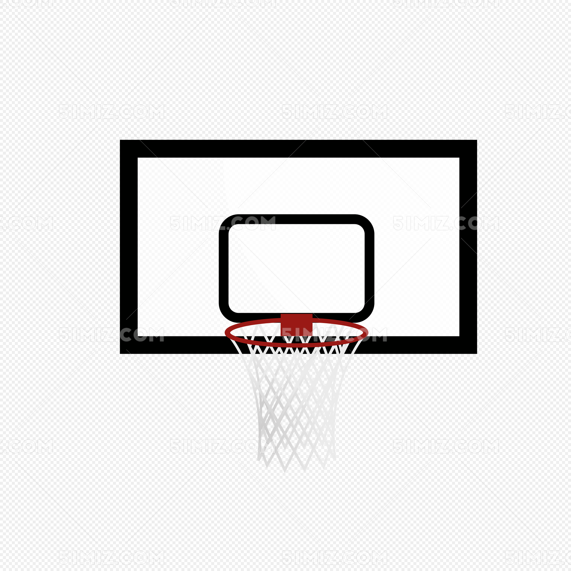 綠色的籃球框 卡通插畫 框子插畫 籃球框子, 籃球, 高高的籃球框, 籃球框子素材圖案，PSD和PNG圖片免費下載