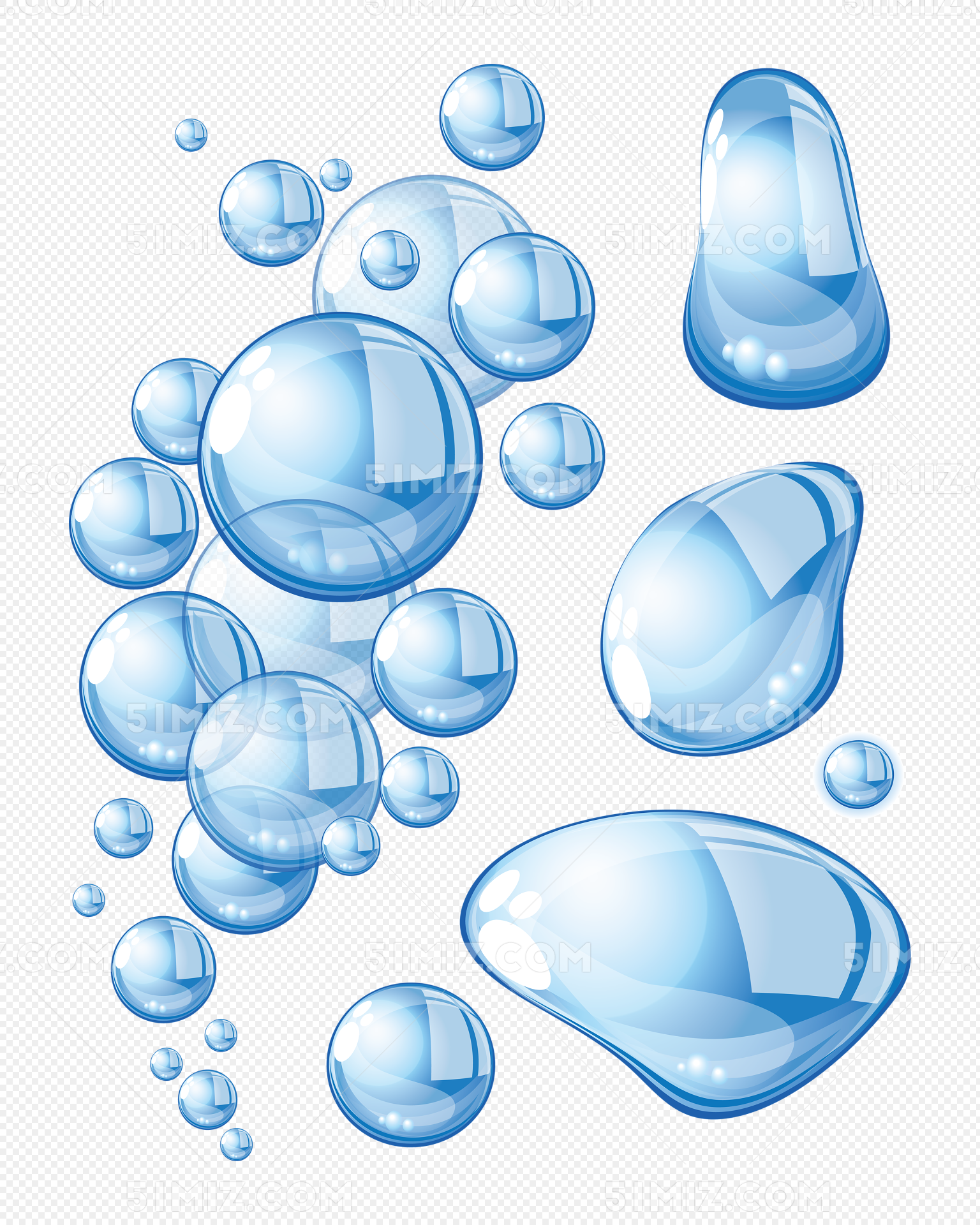 水滴形状素材-水滴形状模板-水滴形状图片免费下载-设图网