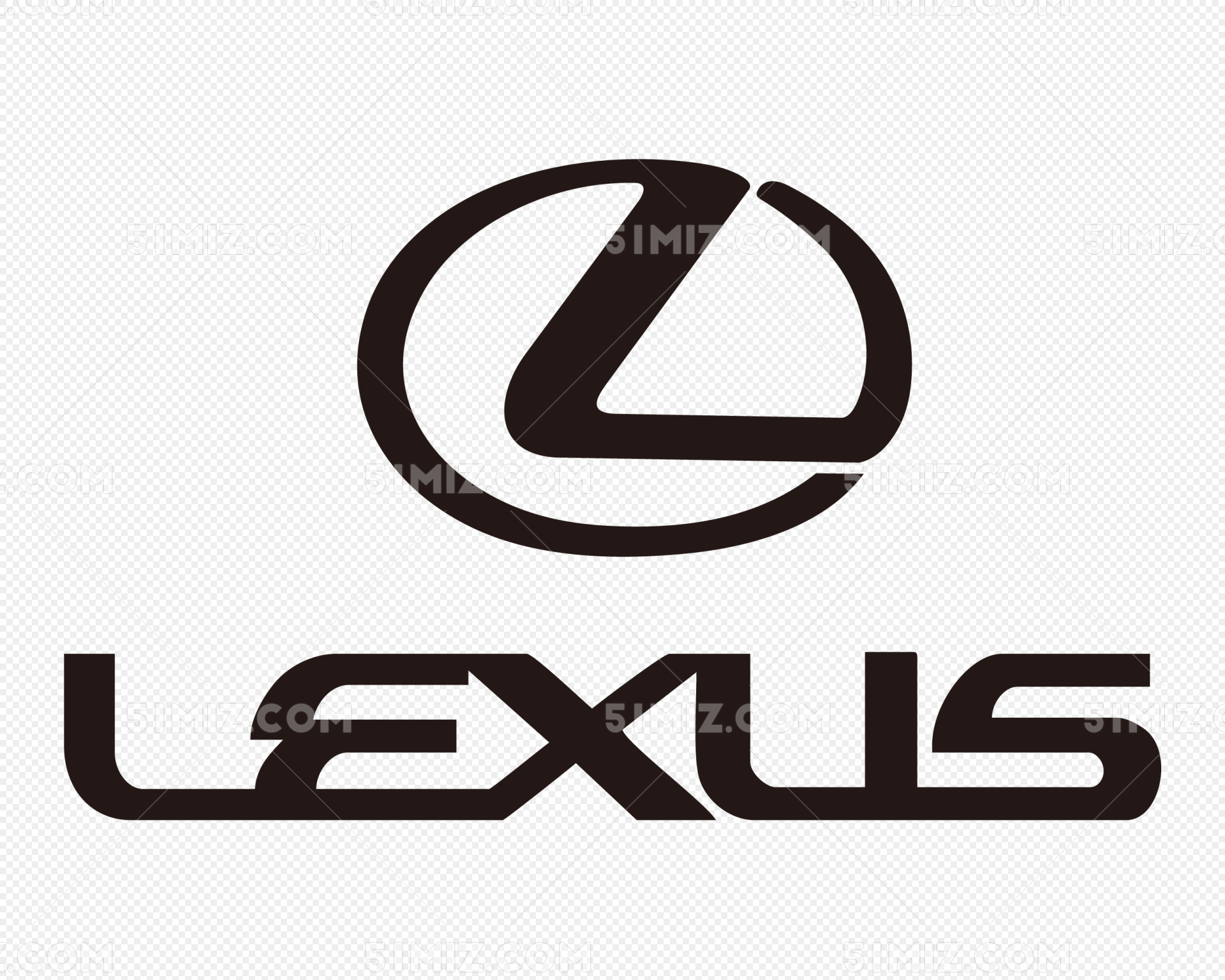 雷克萨斯车标图片logo - 车标 - 易图网