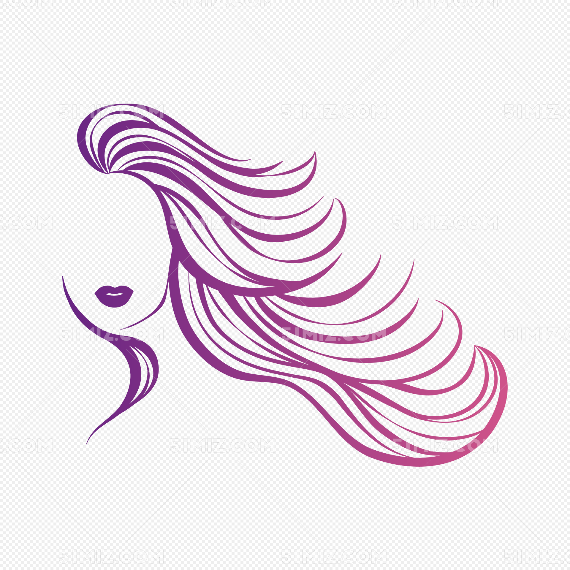 各种发型设计图__女性妇女_人物图库_设计图库_昵图网nipic.com