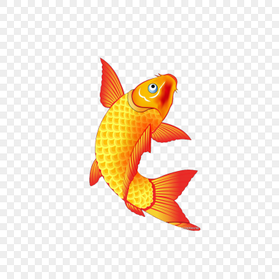 金色鲤鱼头像图片