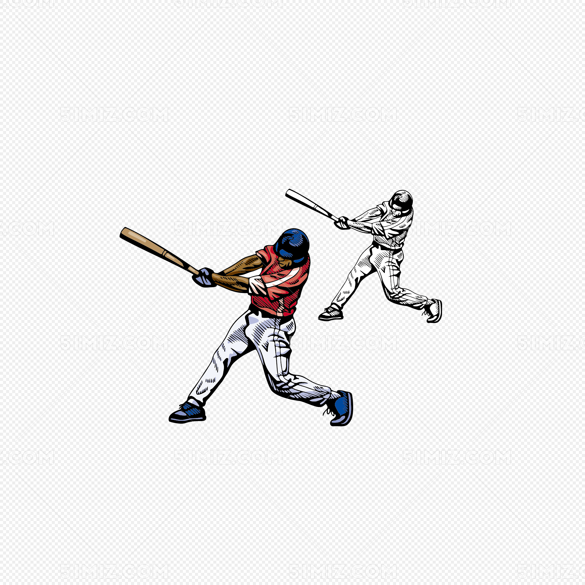 ボールスポーツ 野球の実例 手描き イラストイラスト画像とPSDフリー素材透過の無料ダウンロード - Pngtree