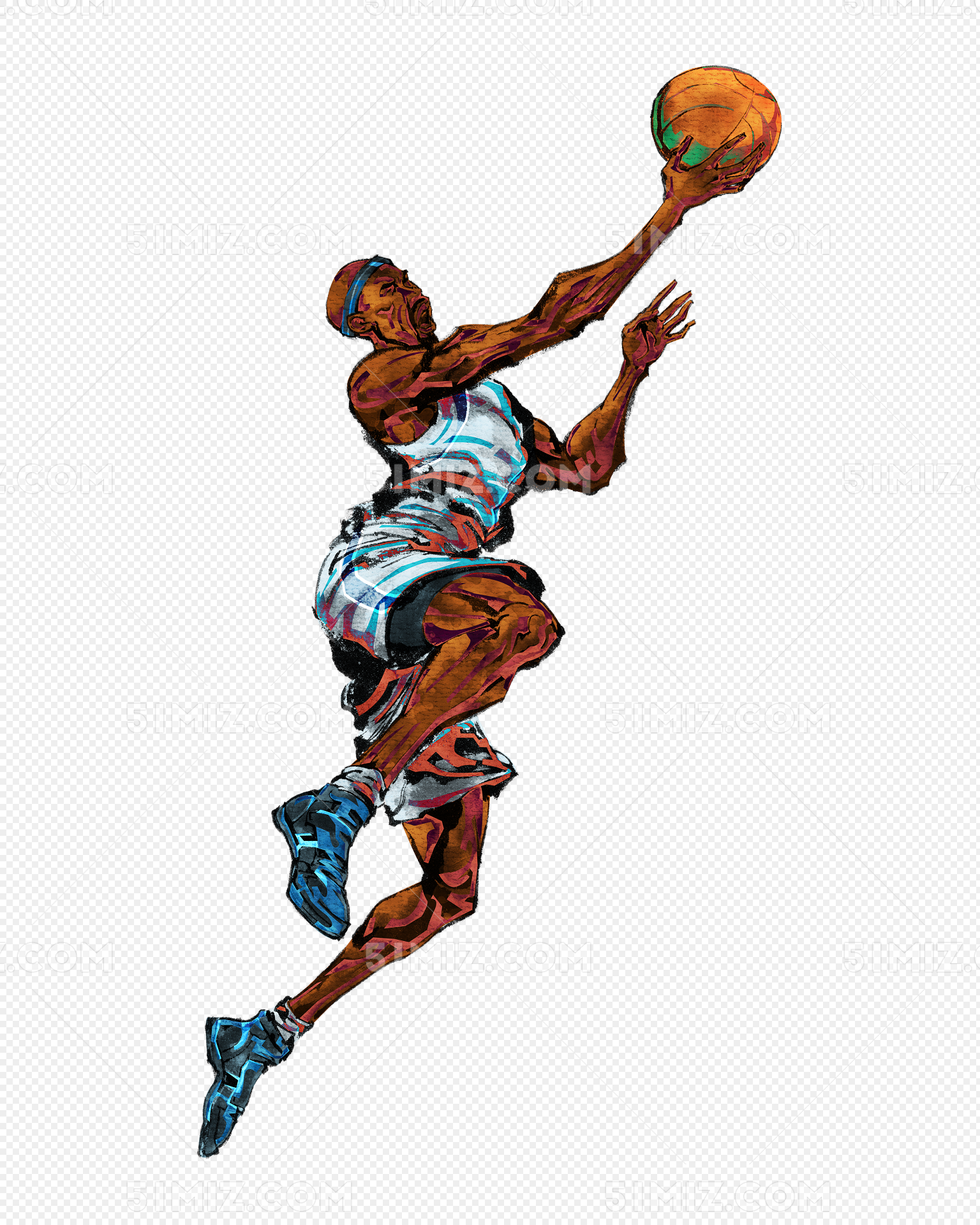手绘篮球图片素材免费下载 - 觅知网
