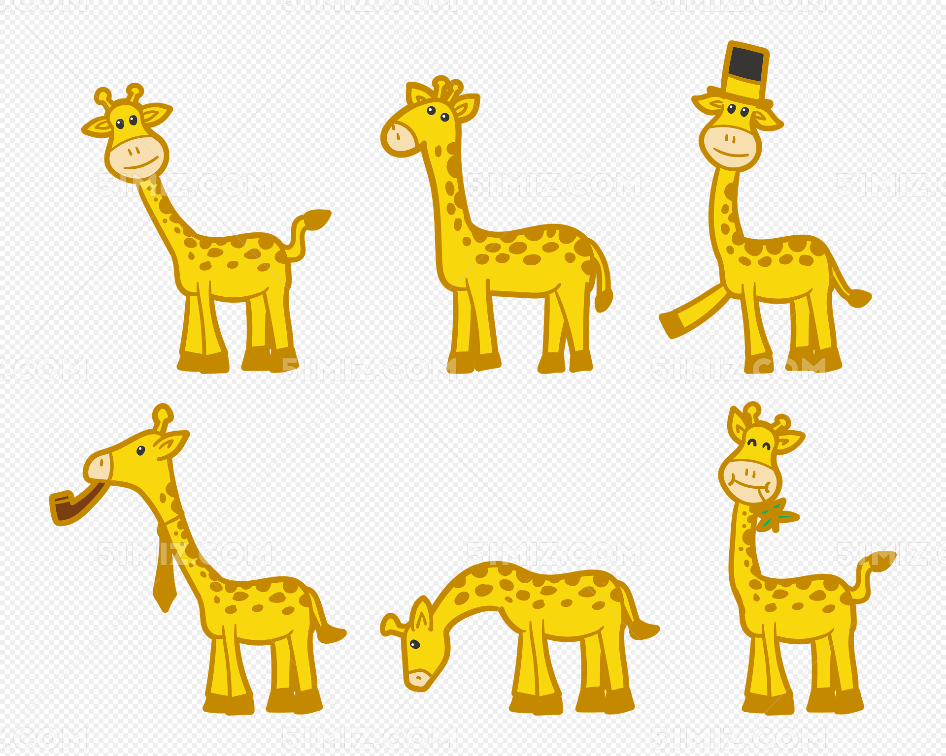 长颈鹿简笔画画法教程 - 有点网 - 好手艺