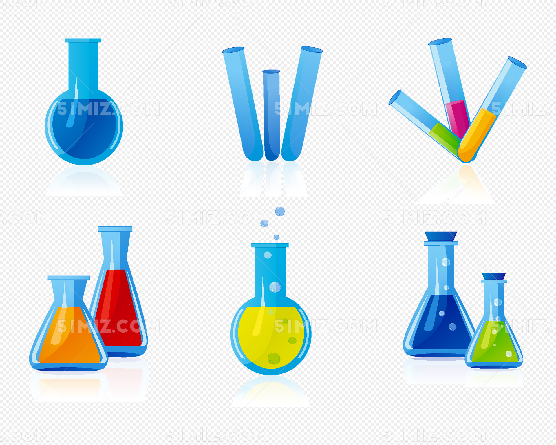 化學的試管 卡通插畫 化學插畫 化學儀器, 化學實驗, 化學插畫, 卡通插畫素材圖案，PSD和PNG圖片免費下載