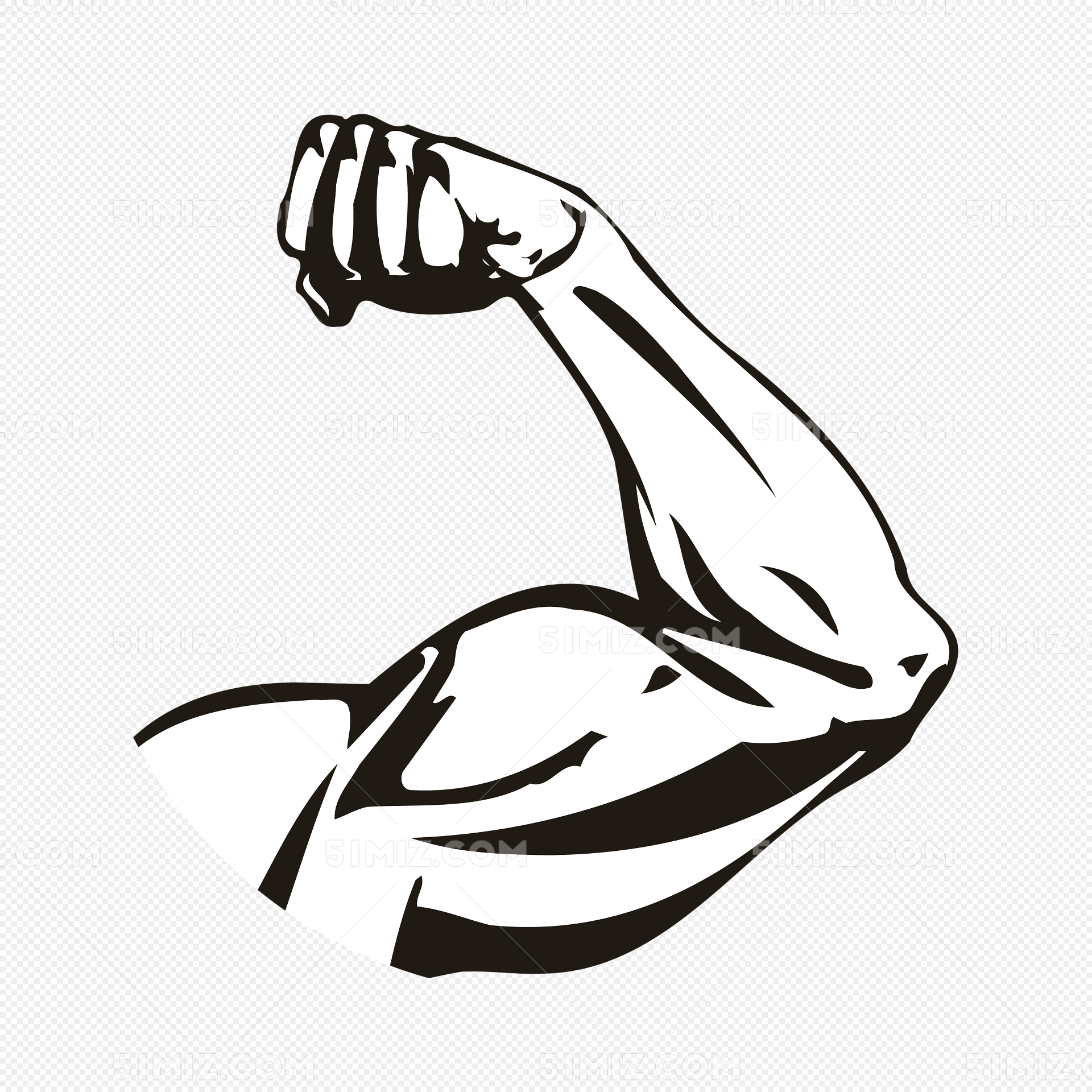 Muscular Man Drawing PNG, Vector, PSD, and Clipart With Transparent ...