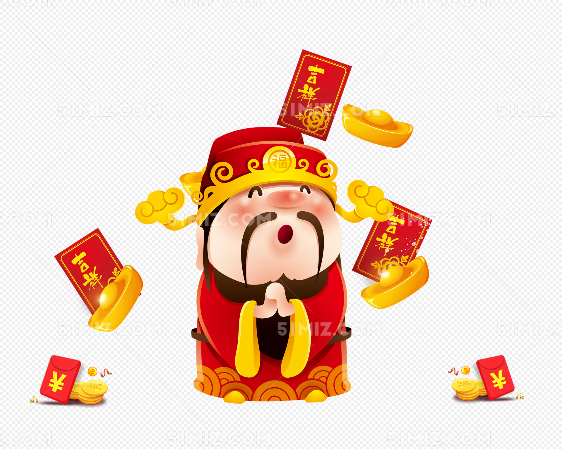 牛年春节新年发红包感谢老板gif动图下载-包图网