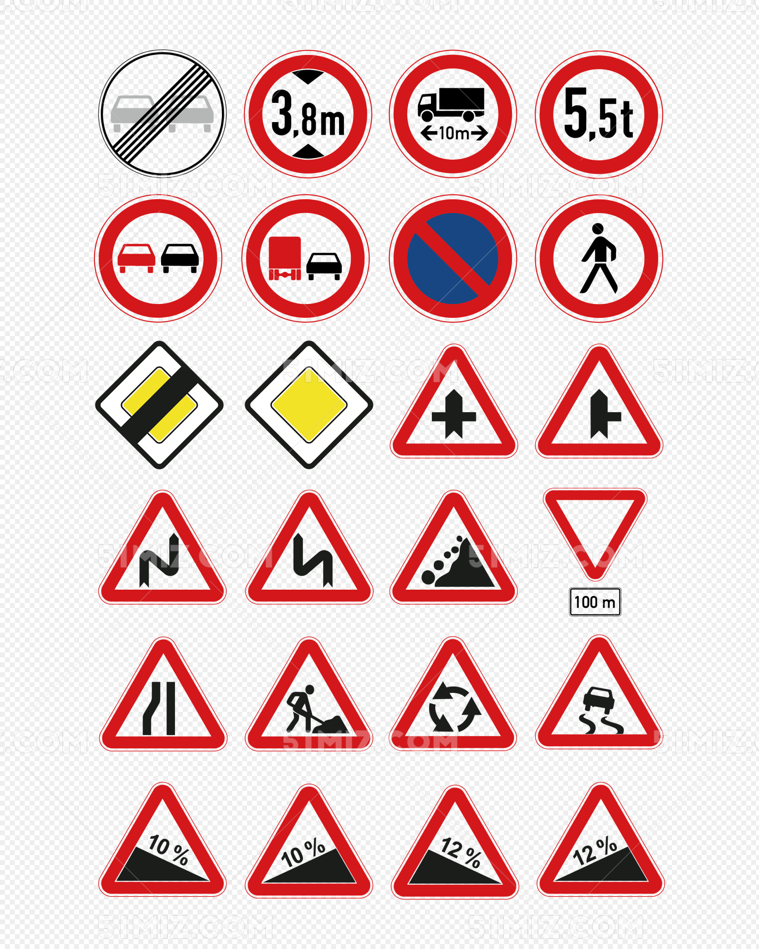 交通指示标志牌