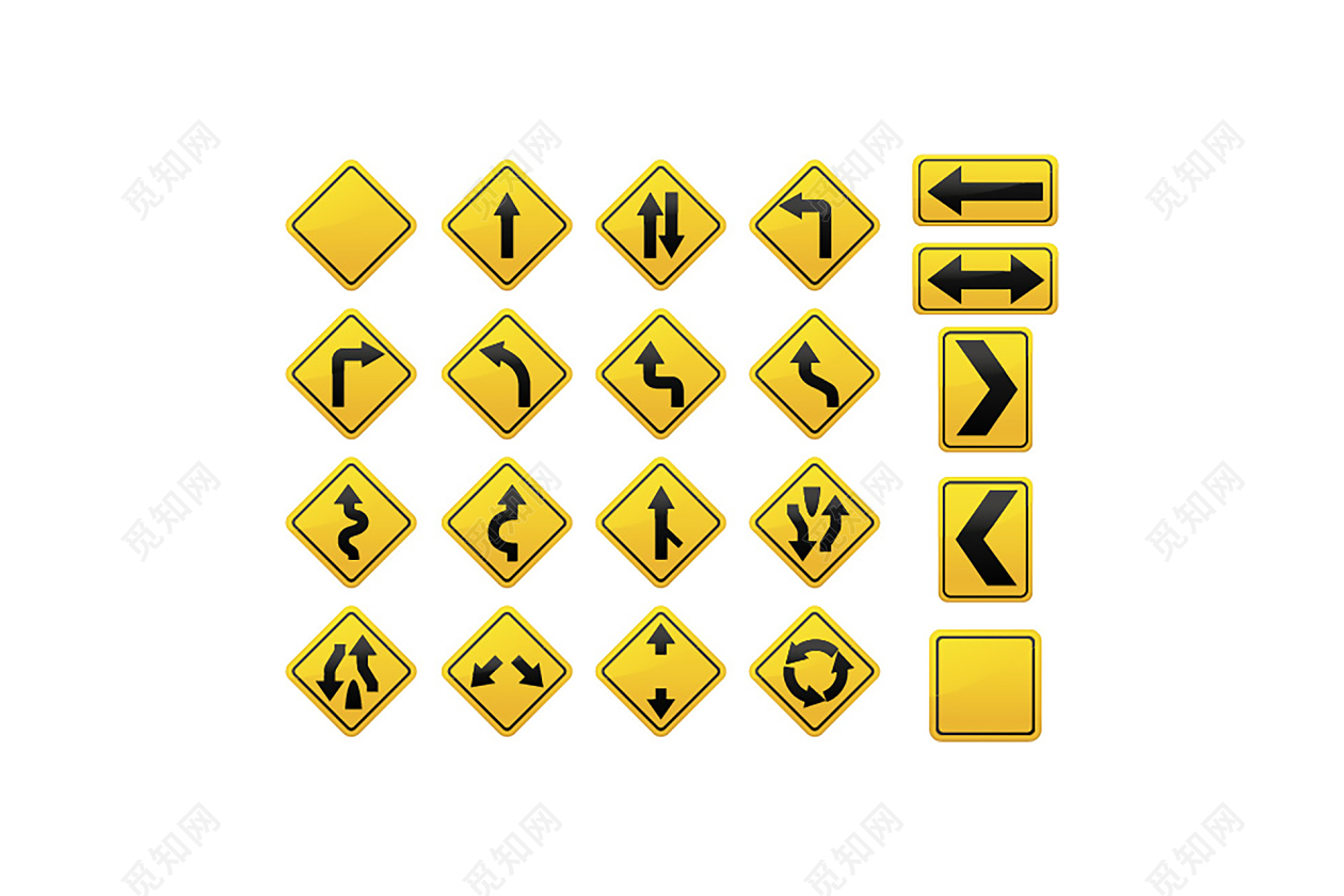 国家标准道路交通标志设计图__公共标识标志_标志图标_设计图库_昵图网nipic.com