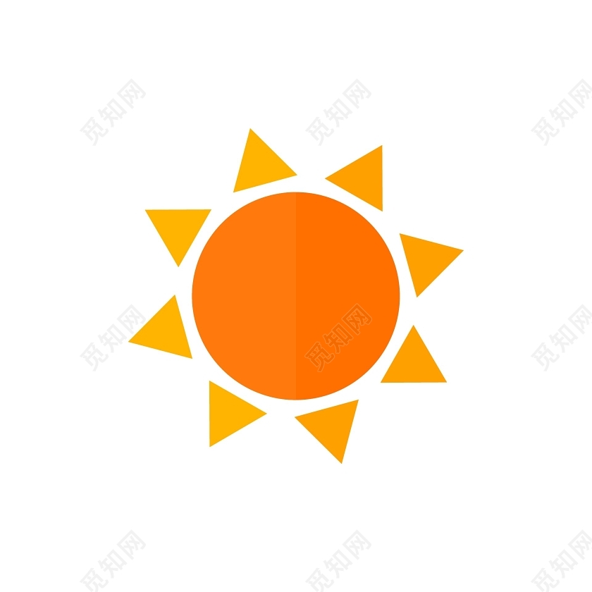 卡通手绘素材png小太阳免费下载 觅知网