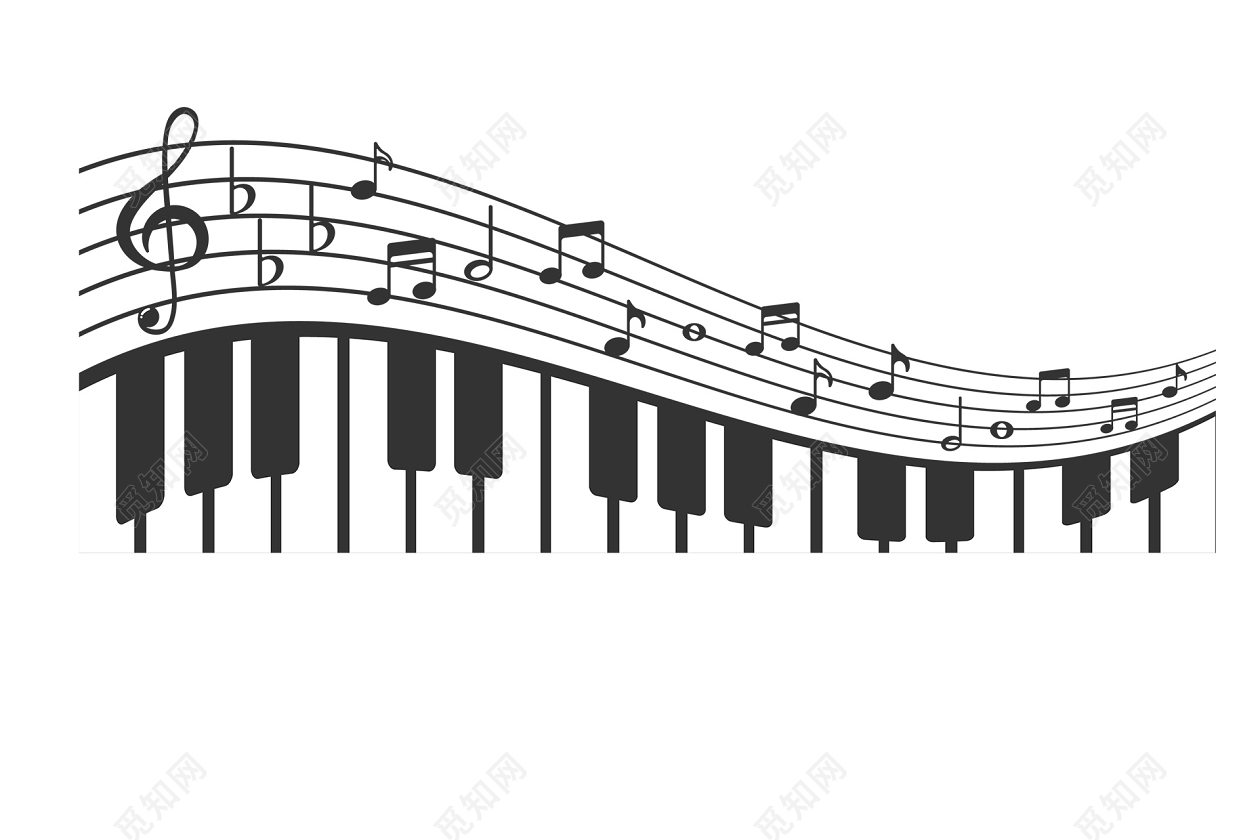 钢琴1234567指法图 可以用大拇指穿梭于其他四指