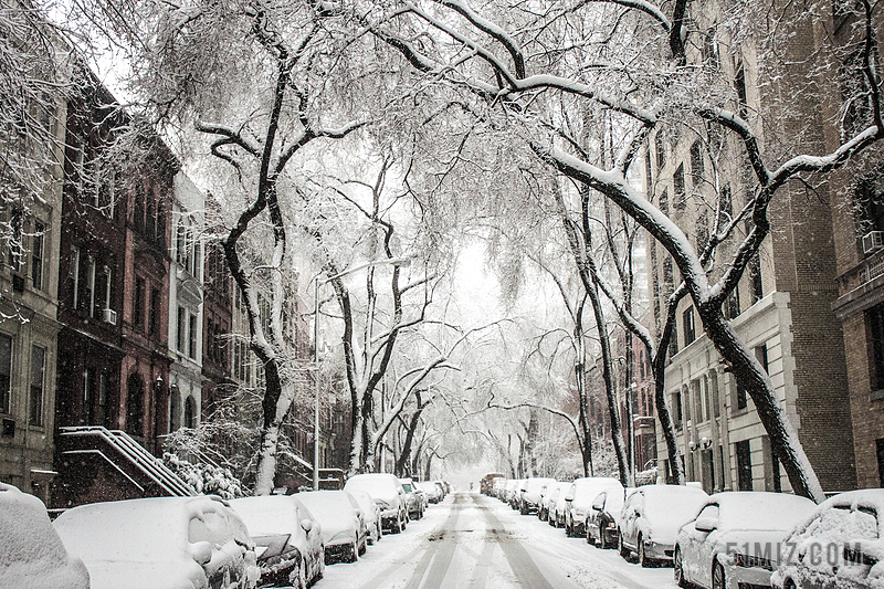 城市下雪天图片大全图片