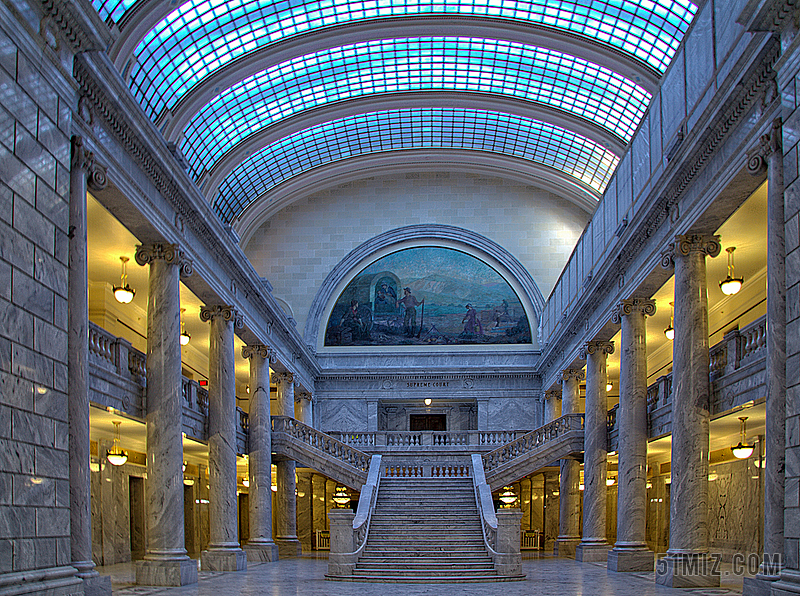 美国国会大厦内部结构图片