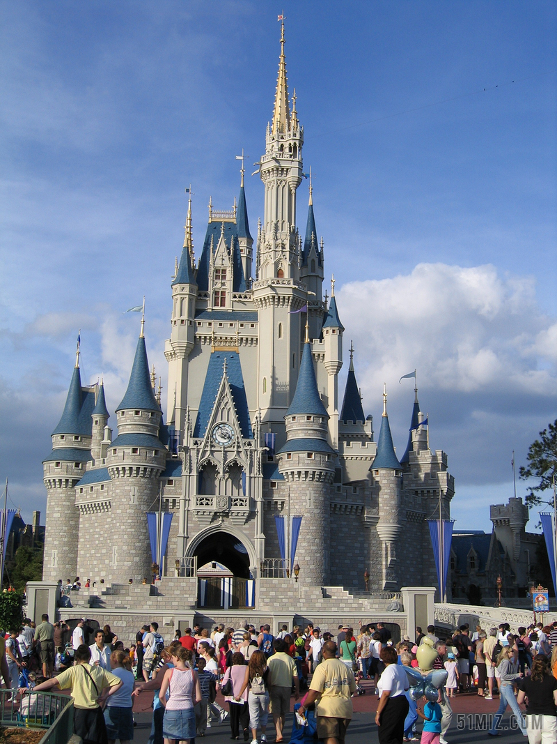 迪斯尼世界 魔法王国 建设 奥兰多 佛罗里达州 迪士尼乐园 城堡