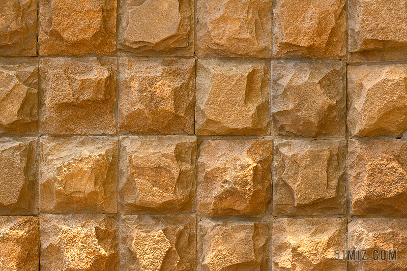 建筑墙壁石头石砖纹理凹凸不平装饰起伏大气背景图片