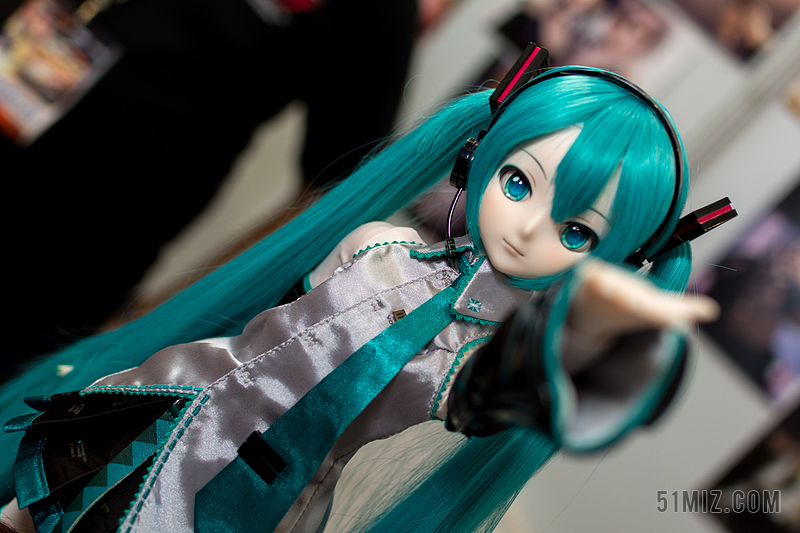 初音未來 娃娃 dollfie 漫畫 玩具 塑料 綠色的頭髮