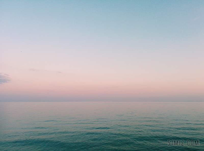 海滩日出黄昏高清壁纸自然海洋户外海海景图片免费下载 觅知网