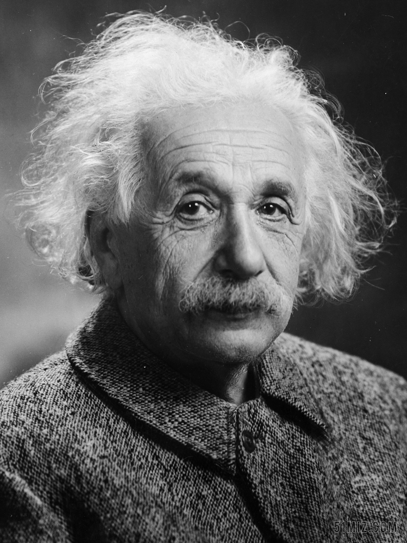 复古阿尔伯特·爱因斯坦肖像背景图片