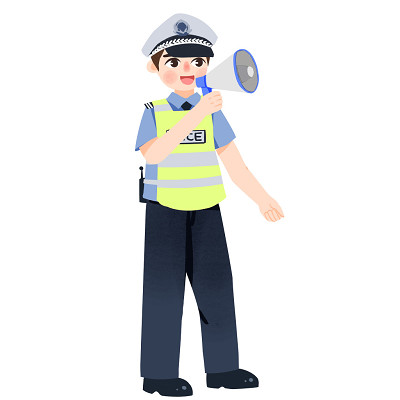 交通警察动画图片图片