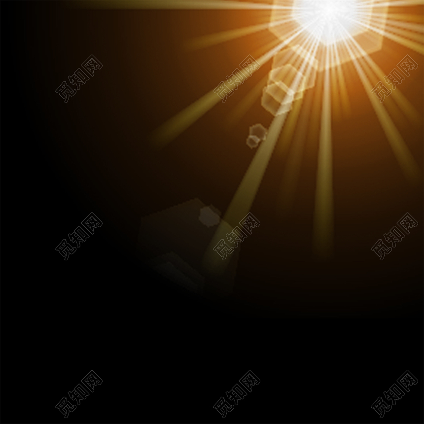 太阳炫光光效素材免费下载 觅知网