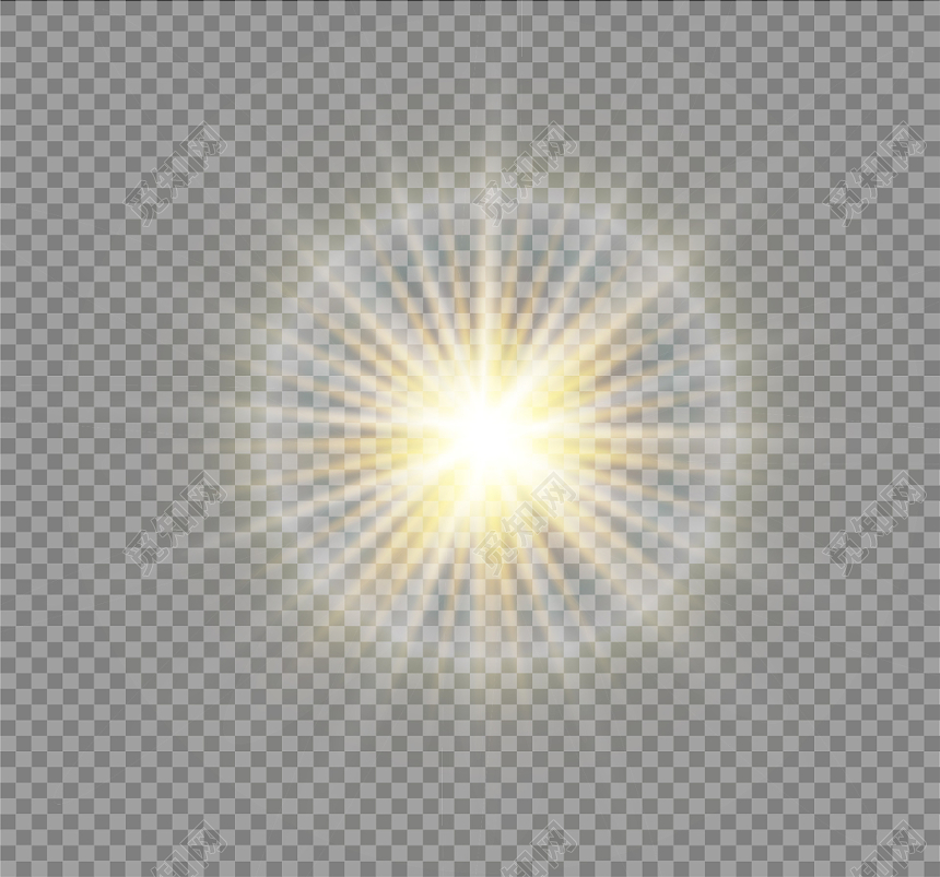 光晕太阳光光圈发光光效素材免费下载 觅知网