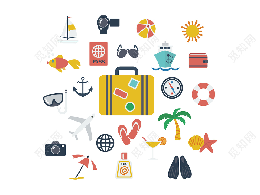 Ui设计icon图标旅游酒店图标素材免费下载 觅知网