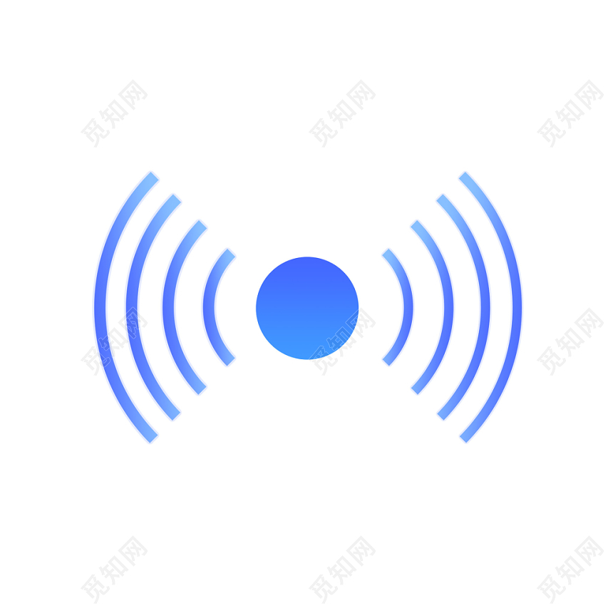科技圈wifi信号无线网络png素材免费下载 觅知网