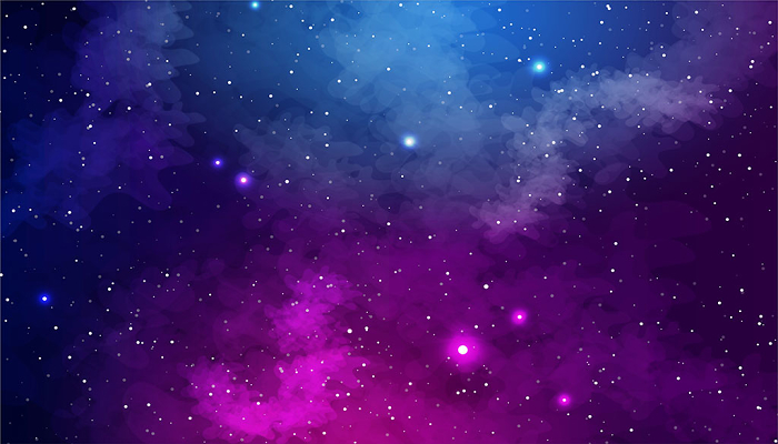 紫色绚烂星空宇宙行星海报展板背景免费下载 觅知网