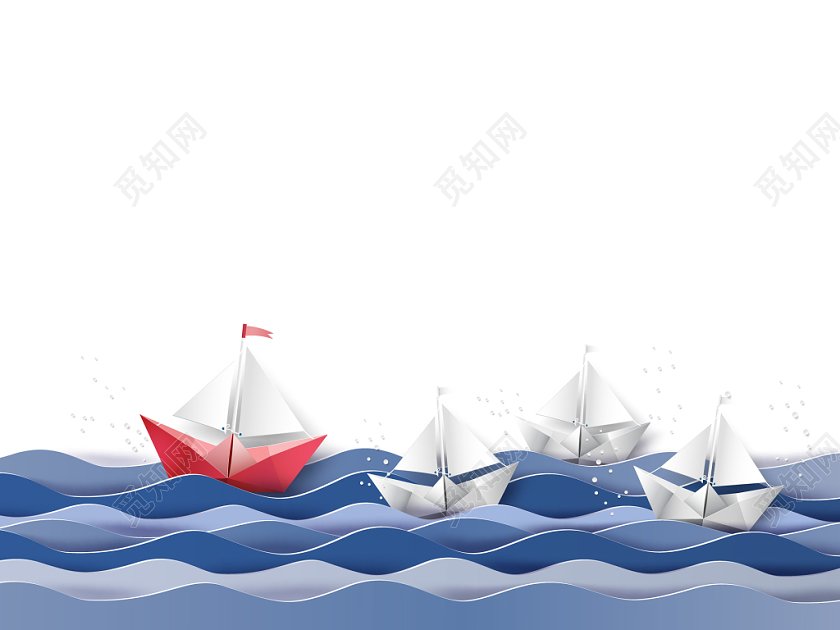 7月11日中国航海日航海元素帆船海浪边框矢量素材免费下载 觅知网