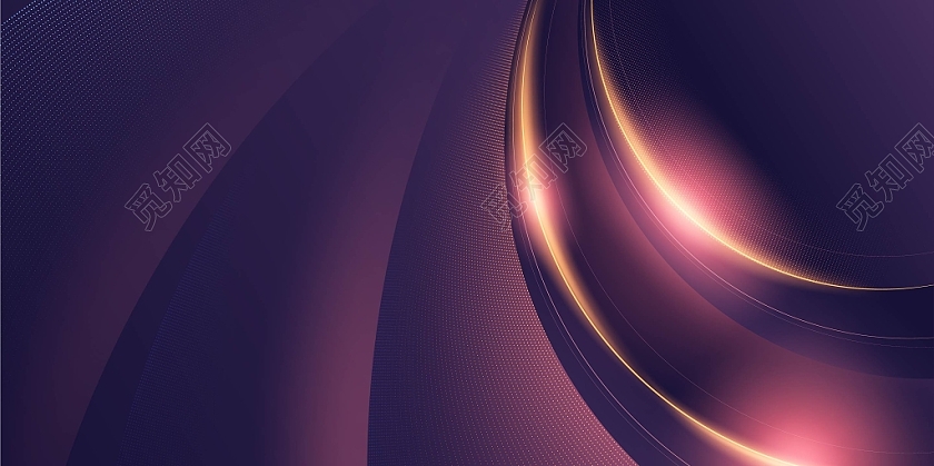 紫色渐变高级酷炫感抽象科技线条背景免费下载 觅知网