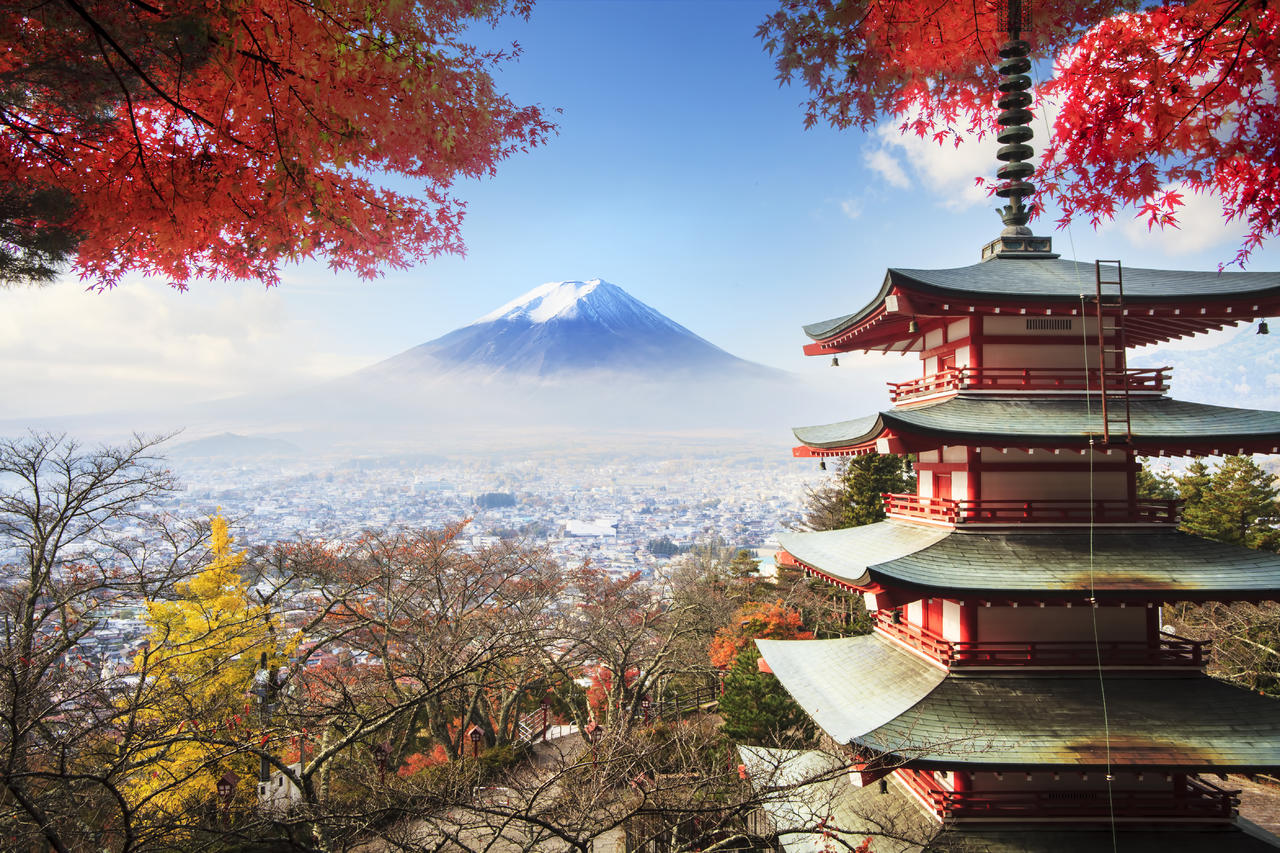 日本富士山背景图片 日本富士山背景素材下载 觅知网